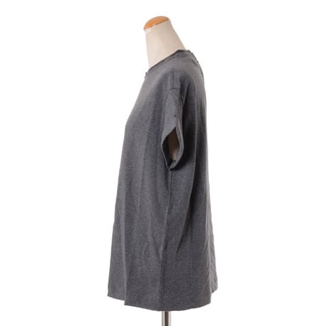 ブルネロクチネリ Brunello Cucinelli 半袖Ｔシャツ コットンジャージー チャコールグレー