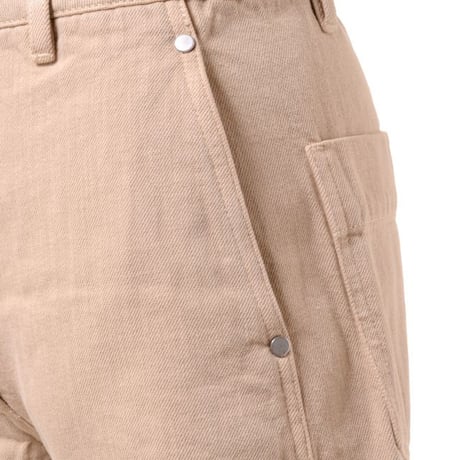 ルメール LEMAIRE ツイストジーンズ コットン ベージュ