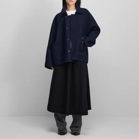エクストリームカシミヤ extreme cashmere x n448 wakershortジャケット 一枚仕立てウールカシミア チョーク 正規取扱