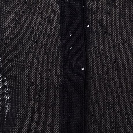 ブルネロクチネリ Brunello Cucinelli ラウンドネックカーディガン シルクリネン ブラック