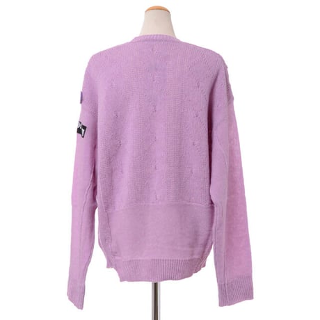 ラフシモンズ RAF SIMONS オーバーサイズドブレイドレリーフロールネックセーター ウール リリア