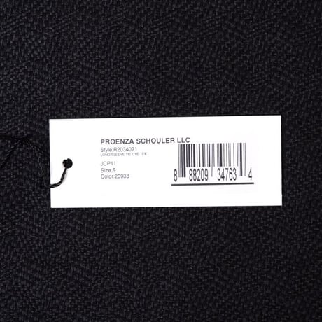 プロエンザスクーラー Proenza Schouler ロングカットソー コットンジャージー オレンジプリント