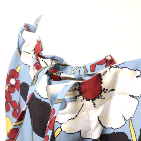 マルニ Marni フラワープリントパンツ エンヴァースサテン ブループリント 正規取扱
