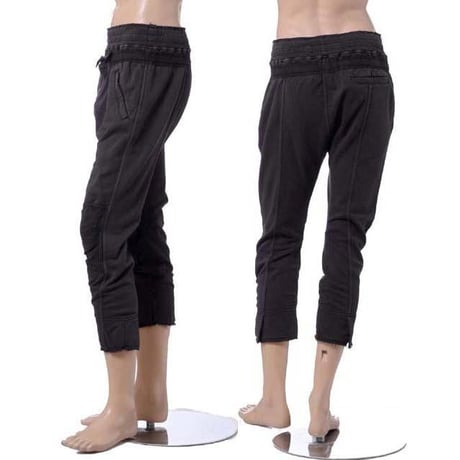 ハイダーアッカーマン Haider Ackermann サルエルパンツ 生地切替 チャコールグレー