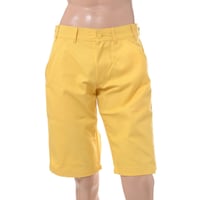 ラフシモンズ RAF SIMONS Denim skate shorts コットン イエロー