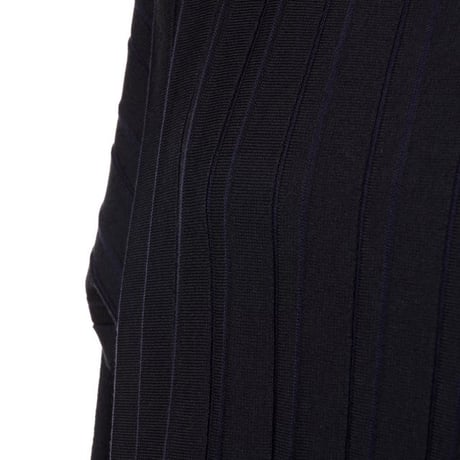 アニオナ AGNONA ラウンドネックセーター シルクコットン ネイビーパープル