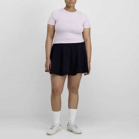 エクストリームカシミヤ extreme cashmere x tina半袖Tシャツ コットンカシミヤ マニキュア