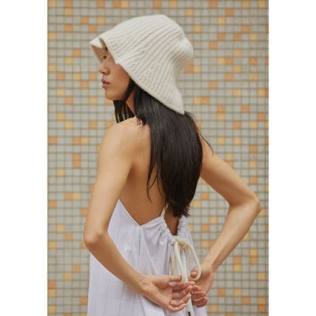 ロゼッタゲッティ ROSETTA GETTY ニットハット カシミア ブラック