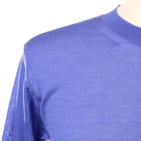 アニオナ AGNONA 五分袖セーター カシミア バイオレット