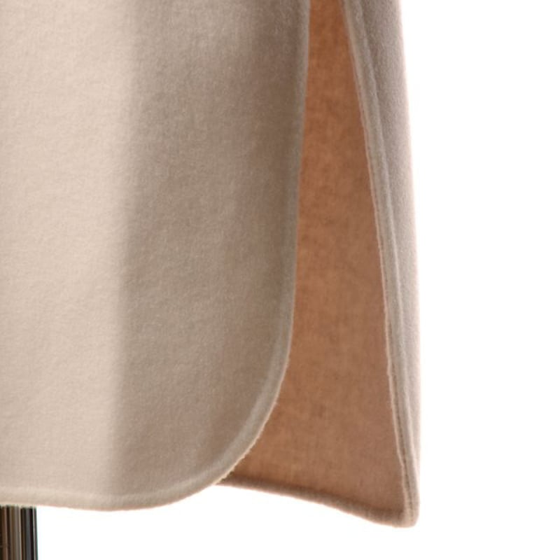 アニオナ AGNONA フード付きロングコート カシミア一枚仕立て