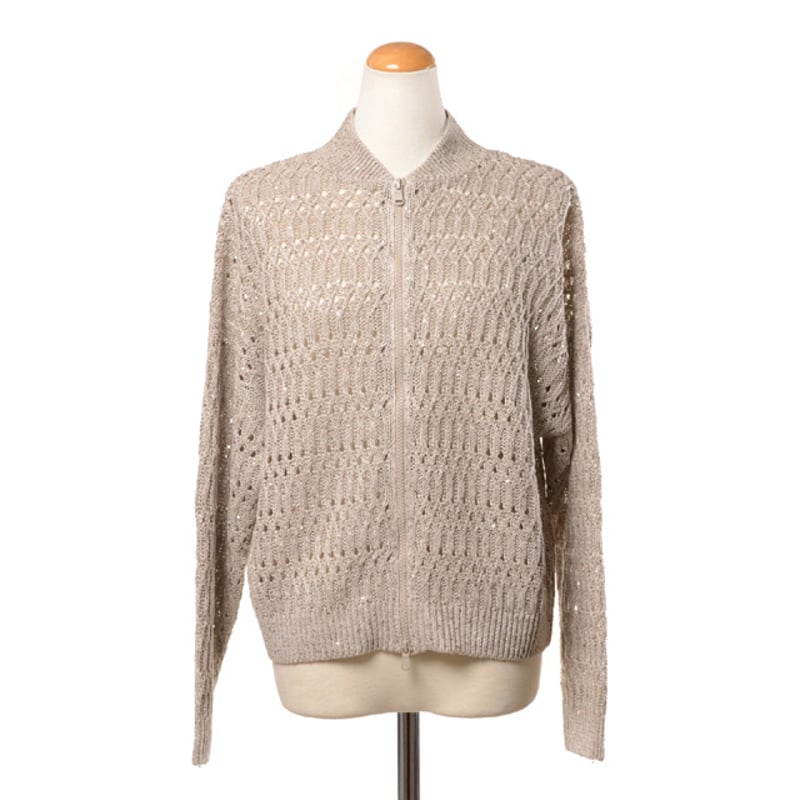 BRUNELLO CUCINELLI ブルネロクチネリ 麻 絹 カーディガンS 【公式通販】