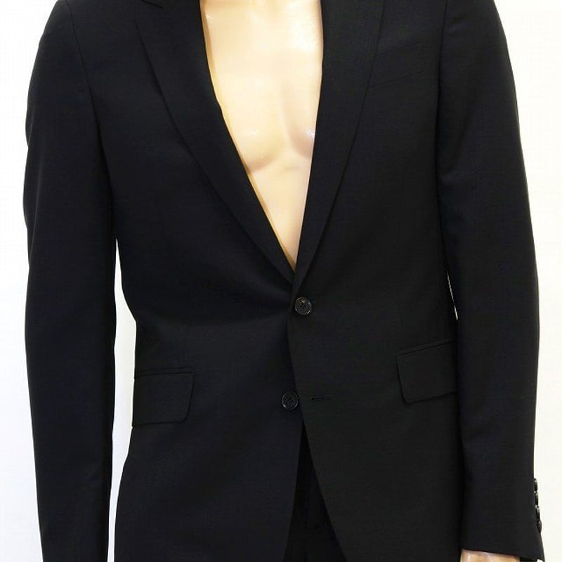 クリスヴァンアッシュ スーツジャケット ブラック 春夏素材 | YOKOAUNTY