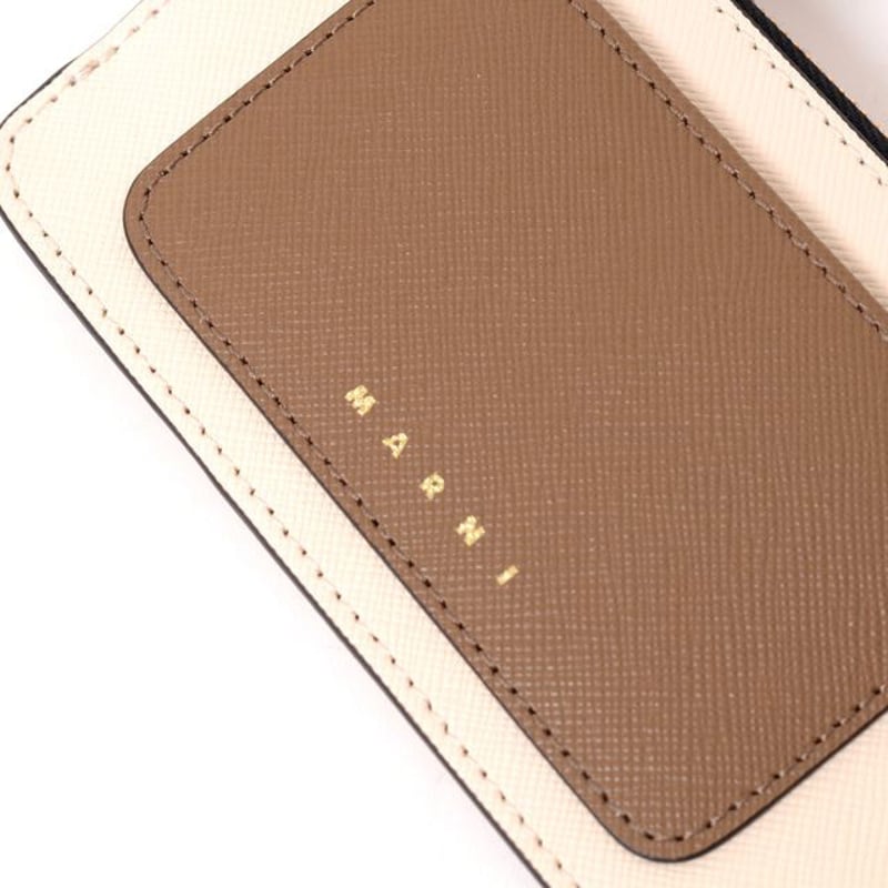 マルニ Marni カードケース付き小銭入れ グレインカーフレザー マルニ Marni カードケース付き小銭入れ グレインカーフレザー