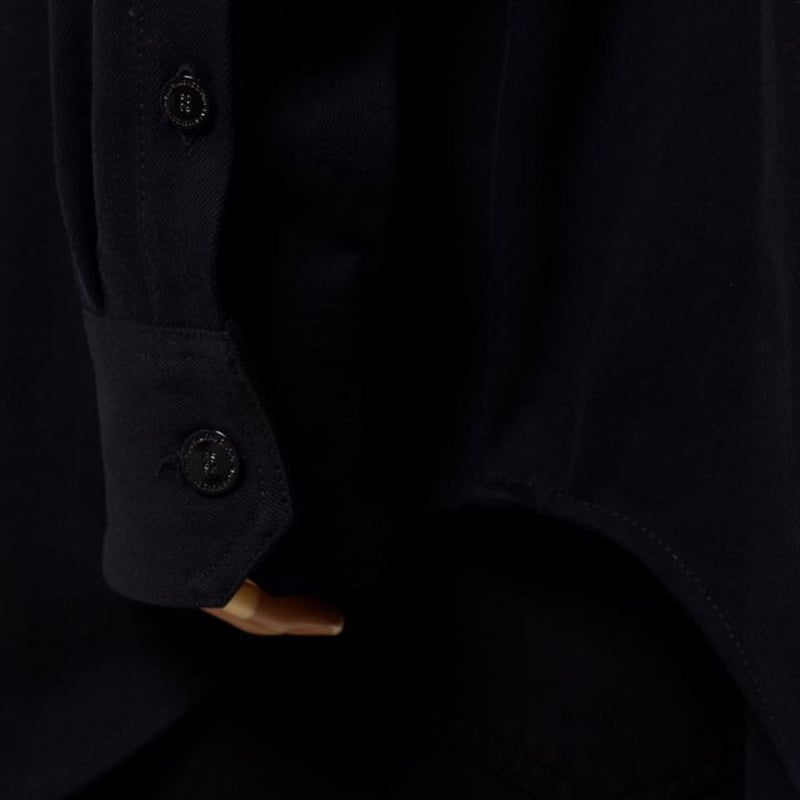 ラフシモンズ RAF SIMONS Oversized bicolor denim shirt