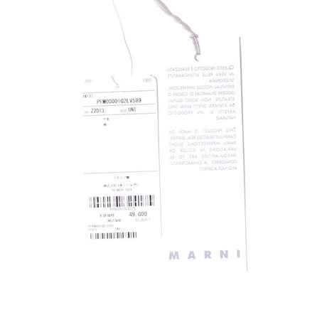 マルニ Marni 3つ折財布 トリフォールド ピンクローズブラックアンティークホワイト