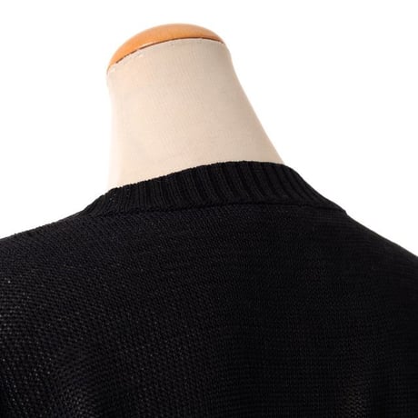 ブルネロクチネリ Brunello Cucinelli ボクシーフォルムセーター コットン ブラック