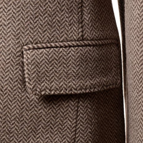 インポートブランド import brand HAWICO Scotland（ホイコ スコットランド）テーラードジャケット カシミア ベージュ千鳥格子