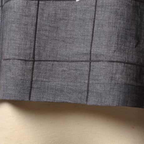 ブルネロクチネリ Brunello Cucinelli 半袖ブラウス リネン グレー