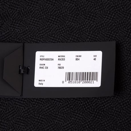 ロシャス ROCHAS ボウタイ付き長袖ブラウス シルク ダークオレンジプリント