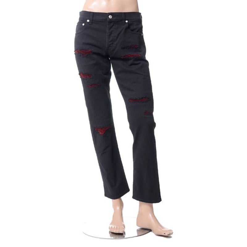 アレキサンダーマックイーン Alexander McQueen ダメージジーンズ 