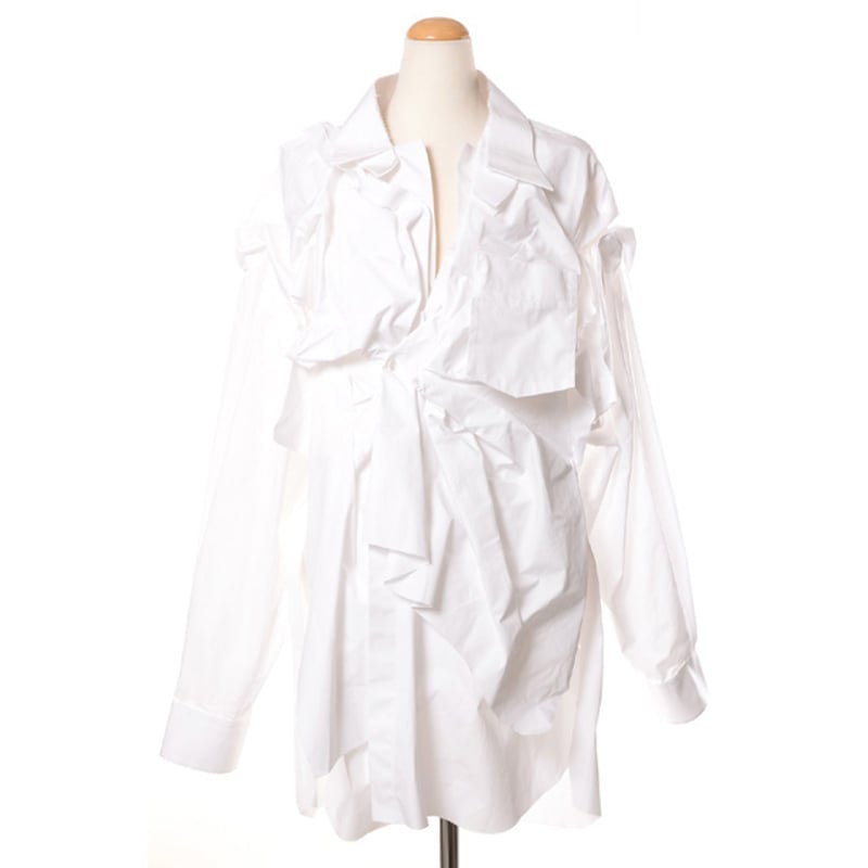 メゾンマルジェラ コットンロングシャツ メゾンマルジェラ コットンロングシャツ