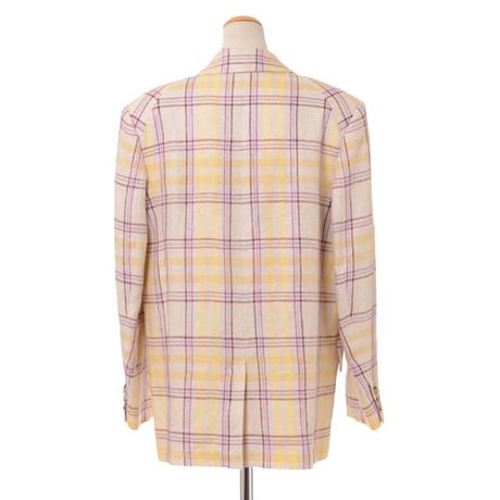 イザベルマラン ISABEL MARANT テーラードジャケット リネン イエローチェック