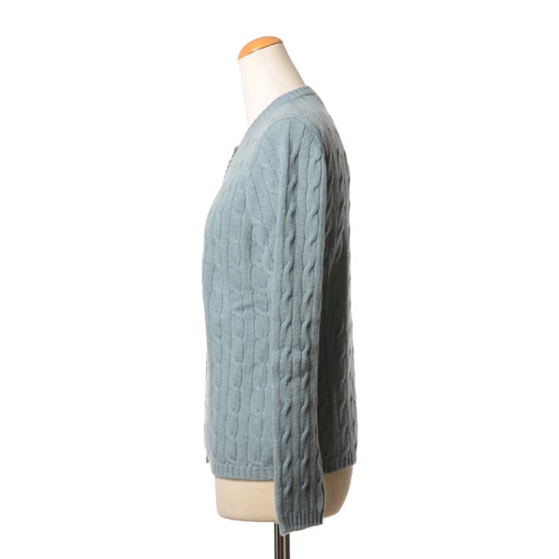 カシミヤ100% スコットランド製 Hawico ニット カーディガン 古着 インポートブランド import brand HAWICO Scotland（ホイコ