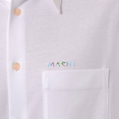 マルニ Marni シャツ オーガニックコットン ホワイト