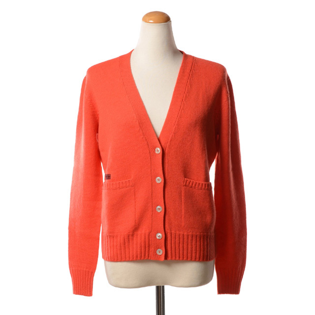 アニオナ AGNONA Vネックカーディガン カシミア ブラッド