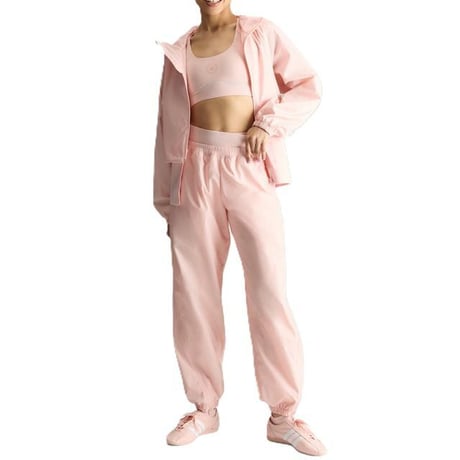 ステラマッカートニー stella mccartney アディダス adidas フード付きトラックジャケット ポリエステル アイスピンク 正規取扱