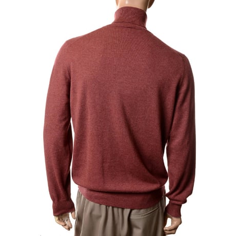 ブルネロクチネリ Brunello Cucinelli タートルネック長袖セーター カシミヤ ボルドー