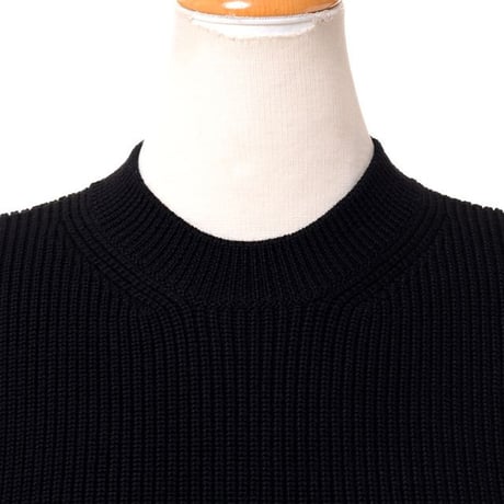 ソニアリキエル SONIA RYKIEL 透かし編み星セーター ウール ブラック