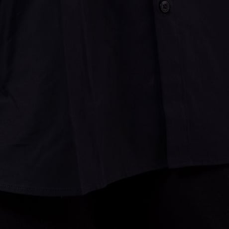 ラフシモンズ RAF SIMONS フレッドペリー FRED PERRY バックパッチオーバーサイズドシャツ コットン ブラック