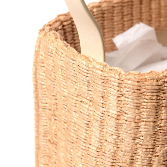 マルニ Marni Museoスモールホーボーバッグ ラフィアなど ナチュラル