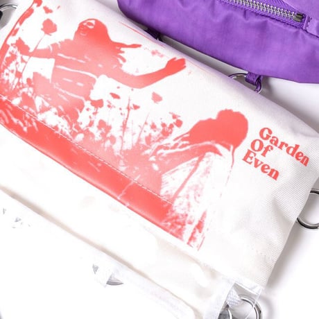 RAF SIMONS ラフシモンズ EASTPAK イーストパック ポケットバッグ リュックサック ブラックベージュパープル