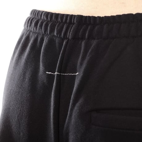 エムエムシックス メゾンマルジェラ MM6 MAISON MARGIELA サイドライン入りストレートパンツ コットン ブラック