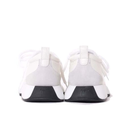 ジュゼッペザノッティ GIUSEPPE ZANOTTI レザースニーカー バックスキンレザー ホワイト