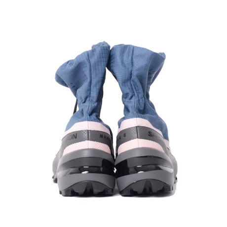 エムエムシックス メゾンマルジェラ MM6 MAISON MARGIELA Salomon ミッドスニーカー ライトブルー