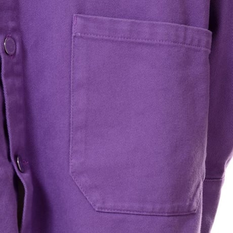 RAF SIMONS ラフシモンズ ビッグフィットデニムシャツ コットン パープル