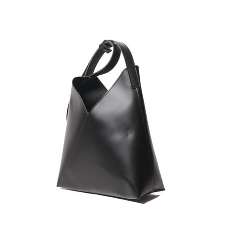 エムエムシックス メゾンマルジェラ MM6 MAISON MARGIELA フォーチュンクッキーショルダーバッグ カーフスキン ブラック