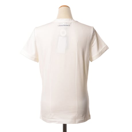 インポートブランド import brand ロレーナアントニアッツィ Vネックポケット付きTシヤツ コットンストレッチ ホワイト