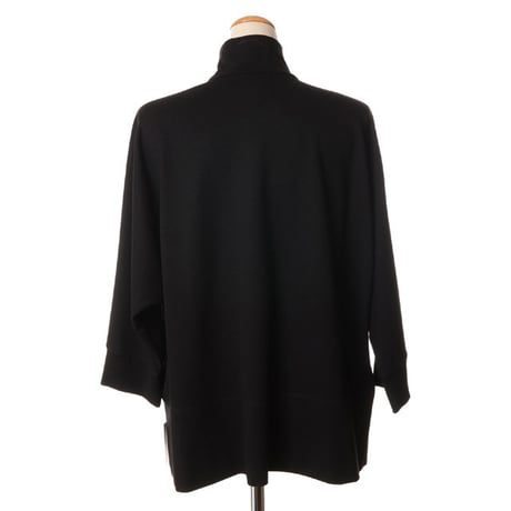 ロゼッタゲッティ ROSETTA GETTY ジッパー付きワイドトップス ストレッチ ブラック