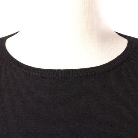 エクストリームカシミヤ extreme cashmere x ワイドセーター コットンカシミア ブラック