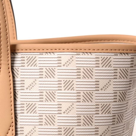 モローパリ Moreau Parisモナコトートバッグミディアム ポリウレタンなど ホワイト Moreau Paris MONACO TOTE MDM トートバッグ