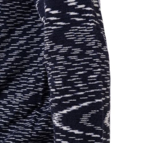 ミッソーニ Missoni 丸襟セーター ウールミックス ブラックミックス