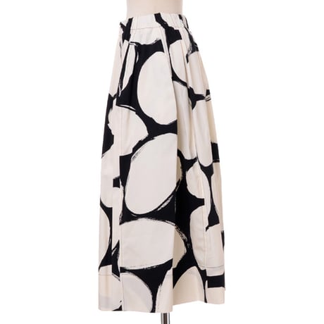 マルニ Marni ボリュームスカート コットン ペールプリント