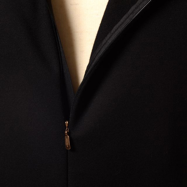 Agnona カシミヤ 七分袖 ワンピース 黒 アニオナ AGNONA 七分袖ワンピース ジャージー ブラック | YOKOAUNTY