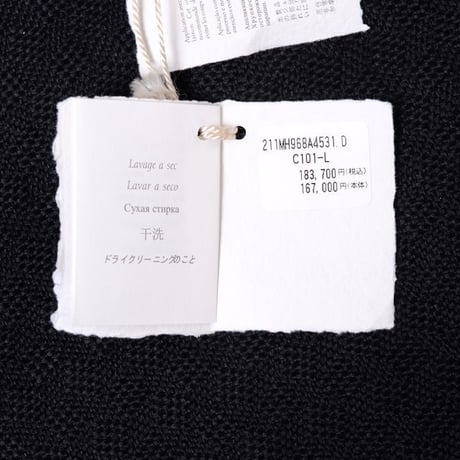 ブルネロクチネリ Brunello Cucinelli ドレープ使いノースリワンピース コットンストレッチ ブラック