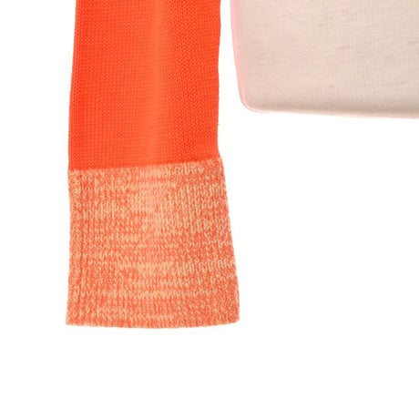 エムエムシックス メゾンマルジェラ MM6 MAISON MARGIELA パッチ付きセーター コットンなど オレンジイエロー