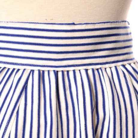 インポートブランド import brand メゾンジェジア MAISON JEJIA フレアー丈スカート コットン ブルーストライプス
